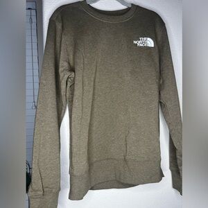 The North Face Unisex Olive Heather Crew neck Size Small/S